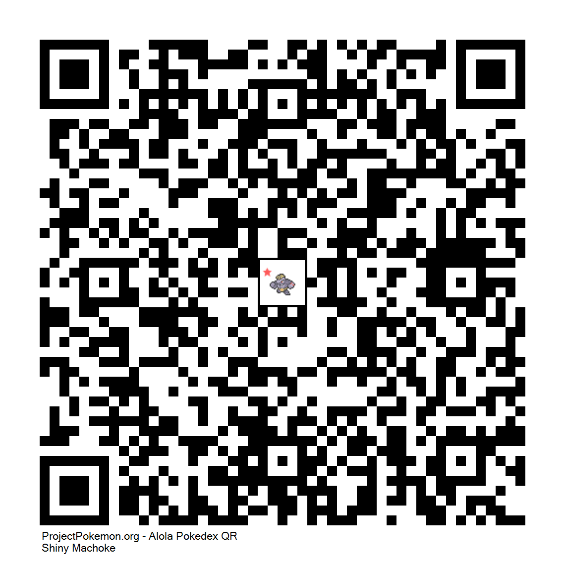 Cdigo QR de Machoke variocolor